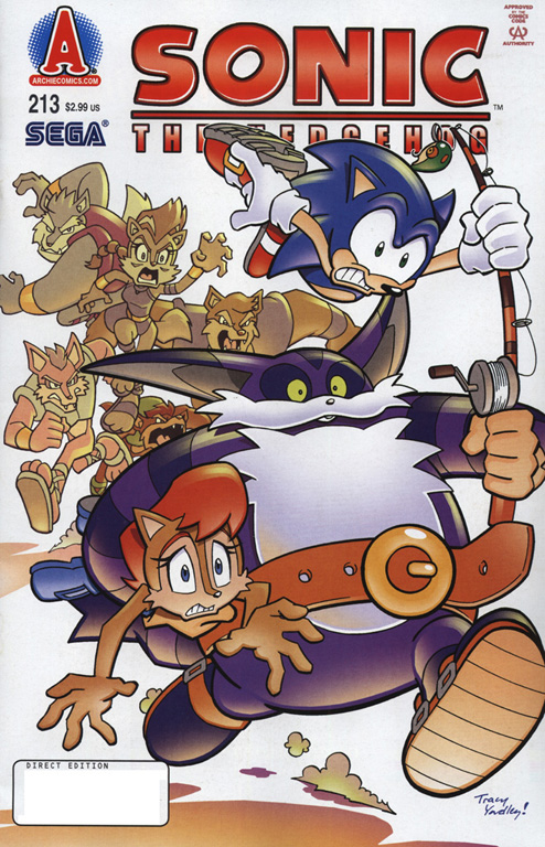 Sonic - Archie Adventure Series August 2010 Comic cover page